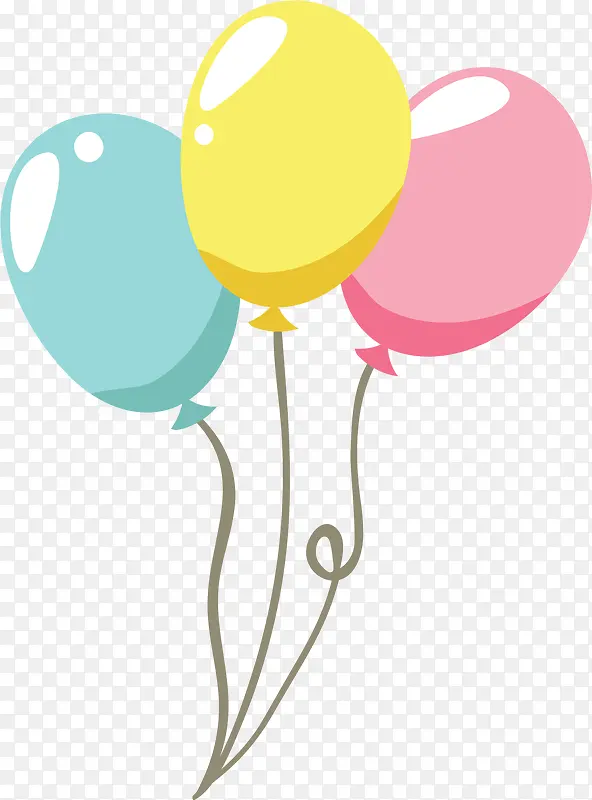 生日派对彩色气球