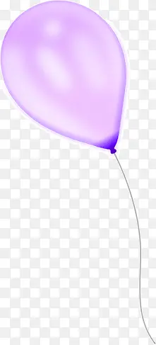 粉紫色气球
