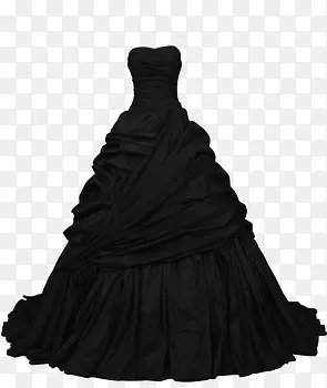 黑色礼服蓬蓬裙