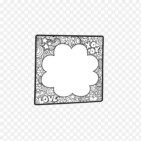 黑白花纹册子