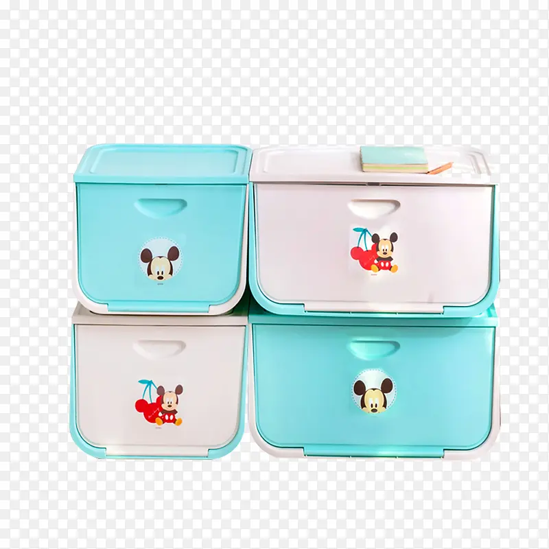 可爱的儿童物品收纳箱