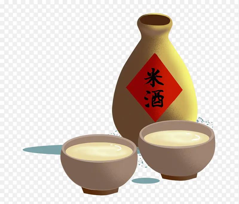 卡通米酒PNG下载