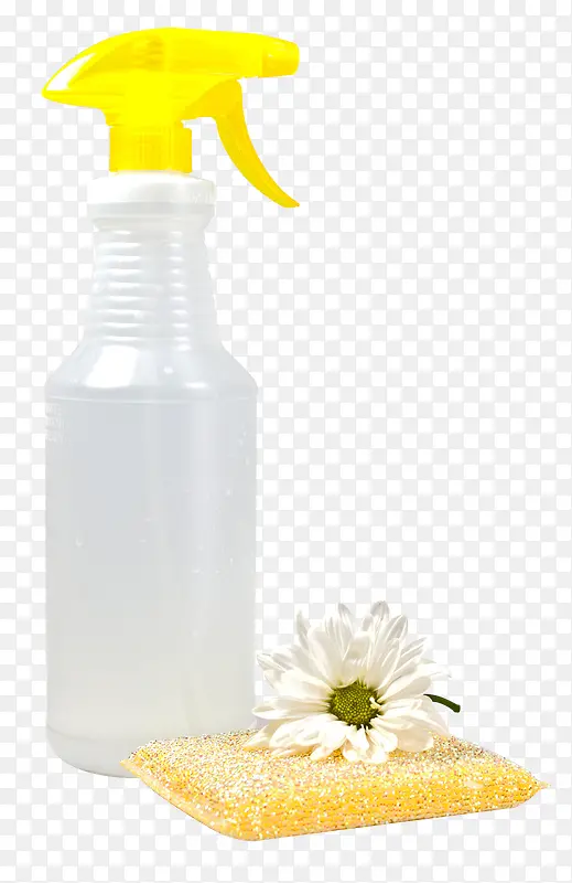花卉白色磨砂喷雾瓶