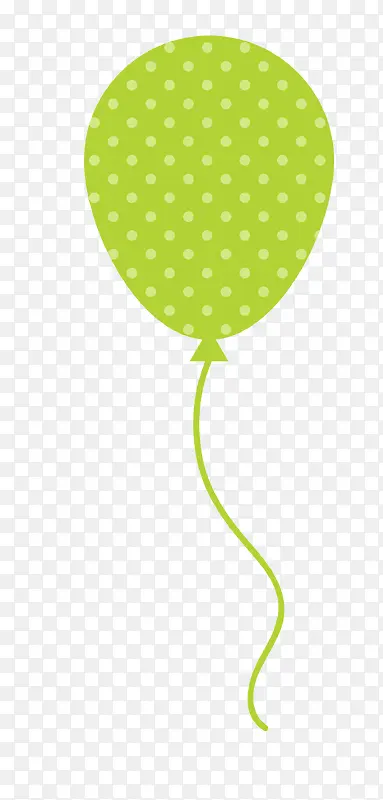 绿色气球矢量