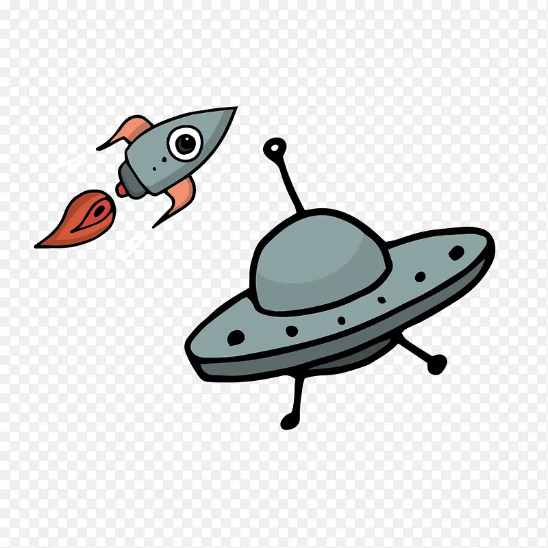 UFO和火箭