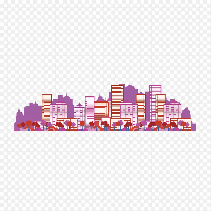 紫色建筑
