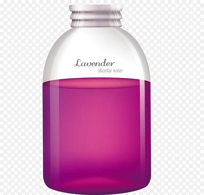 一瓶矢量紫色药水
