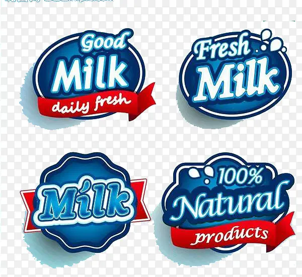 牛奶宣传图标