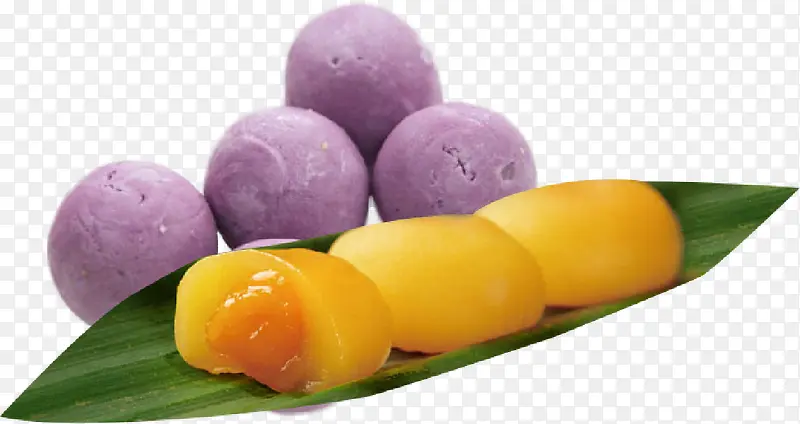 紫薯汤圆实物