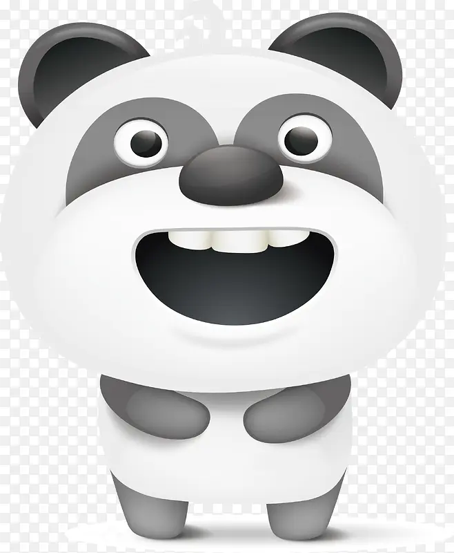 开心的熊猫