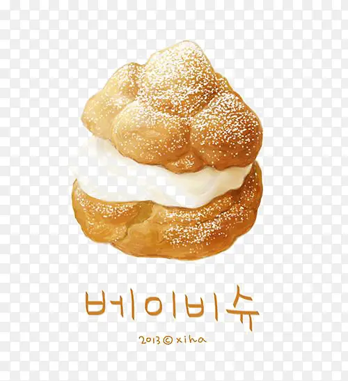 韩式甜点面包