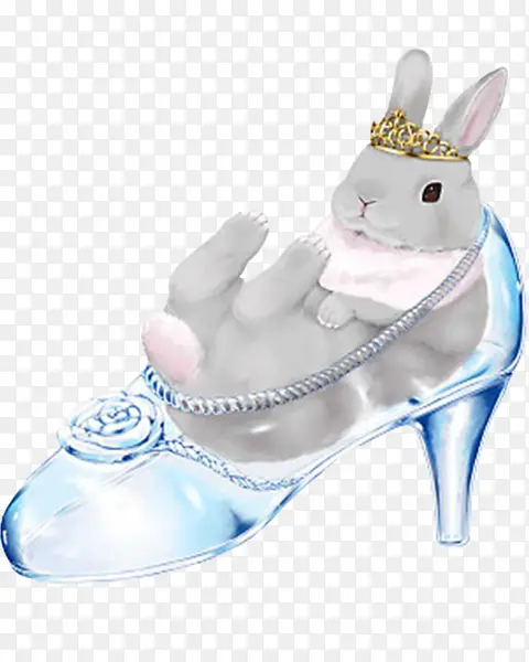 水晶鞋兔子