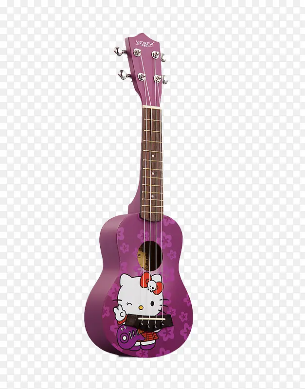 紫色凯蒂猫吉他