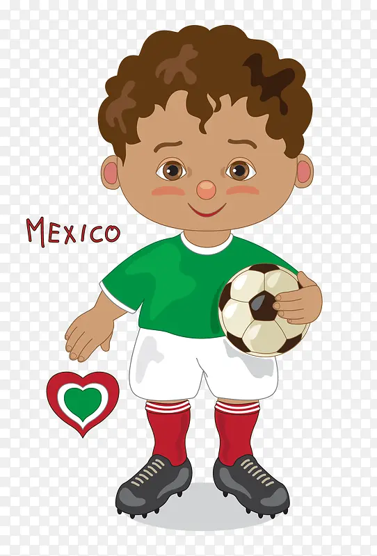 卡通世界杯墨西哥国家队
