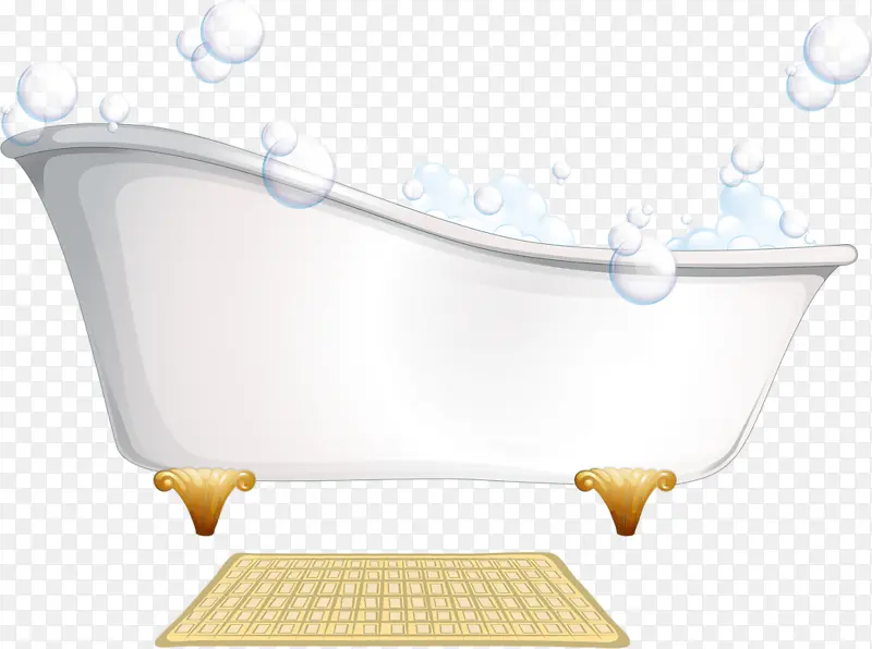 手绘浴缸