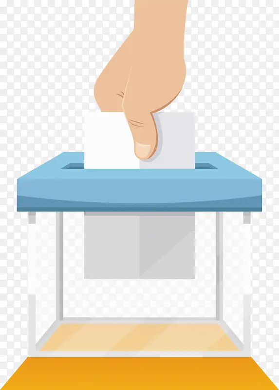 透明的选举投票箱