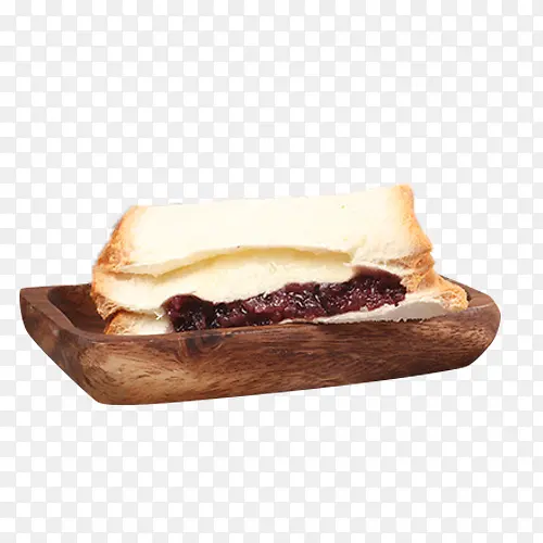 紫米乳酪面包夹心全麦切片手撕早