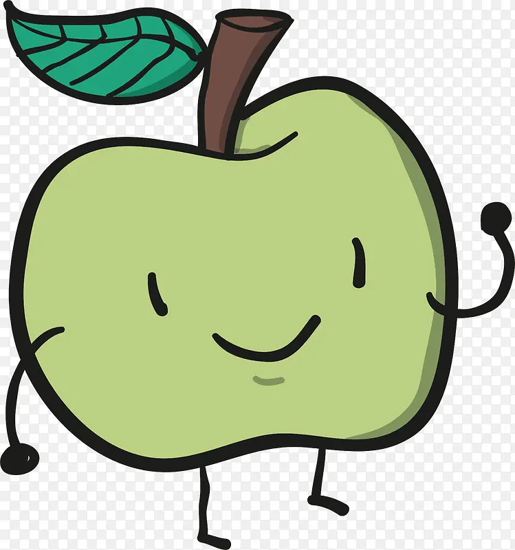 绿色小苹果设计