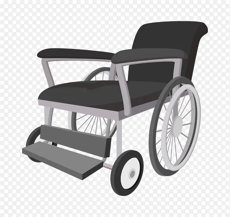 手推轮椅手绘图案
