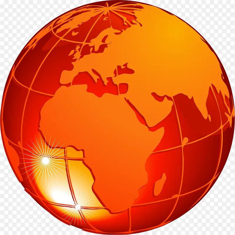橙色地球板块