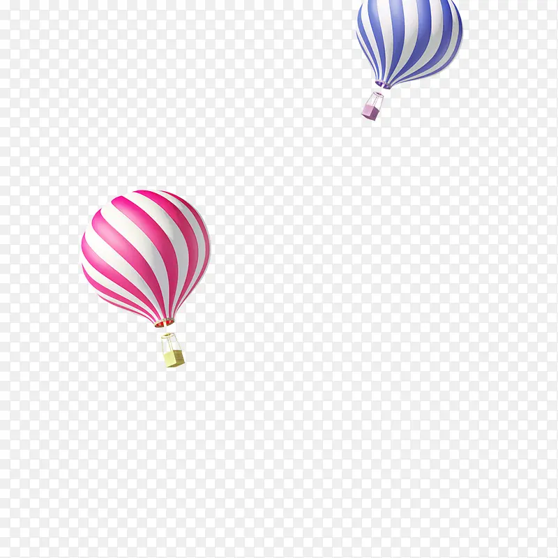 飞升的热气球
