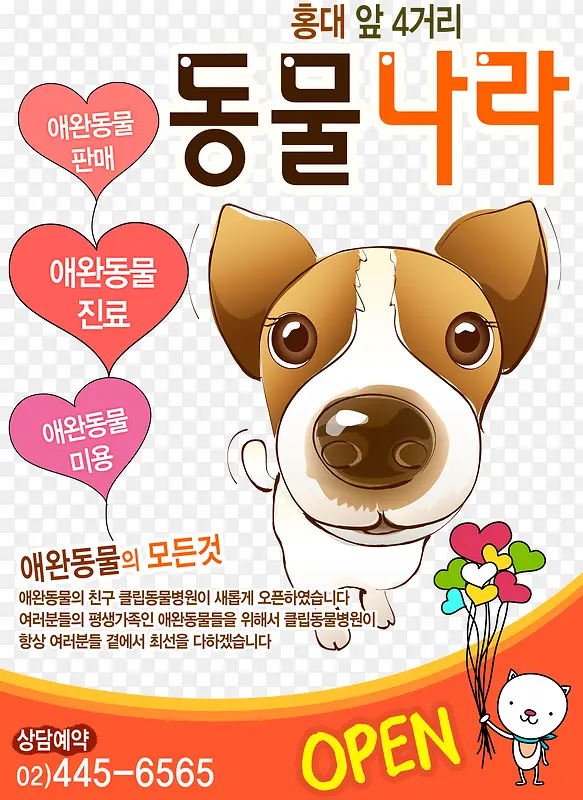 宠物店宣传单韩国