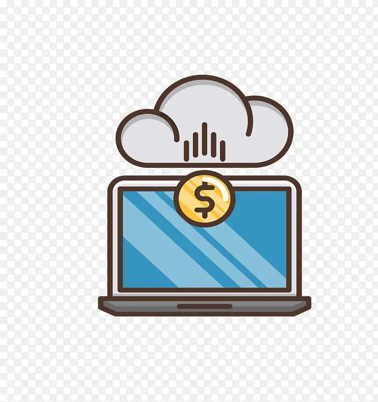 资金分析投资图标