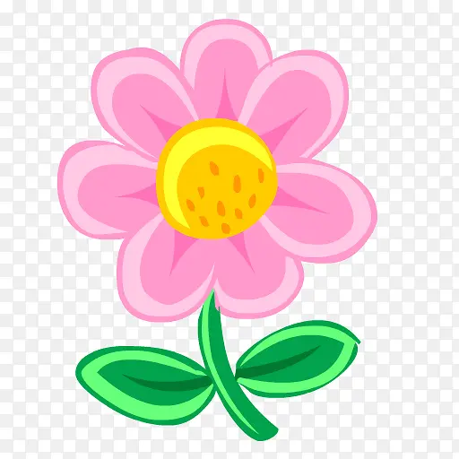 粉红色的花Nature-icons