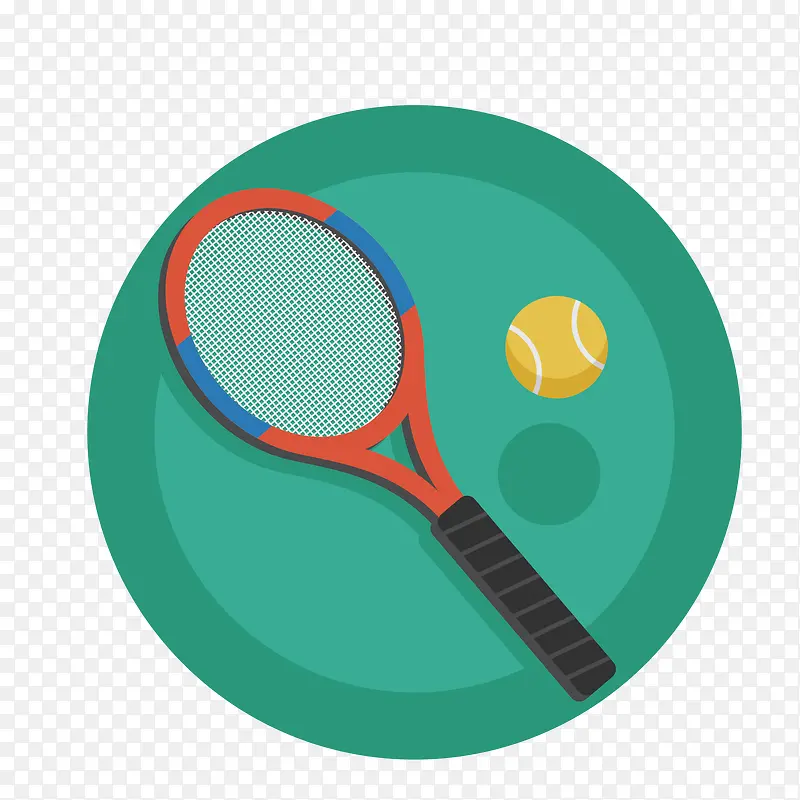 卡通运动网球矢量图标免抠图PNG