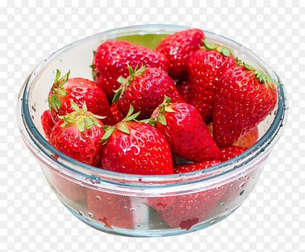 玻璃盒里的草莓