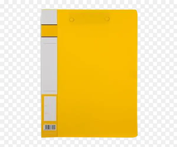 办公用品黄色的文件夹