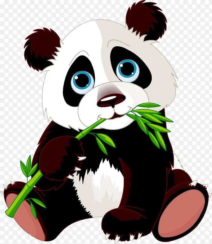 吃竹子熊猫