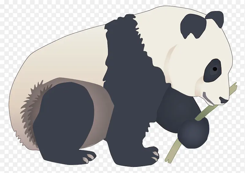 矢量熊猫