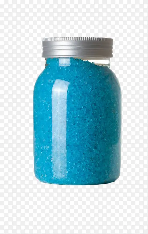 蓝色海盐晶体