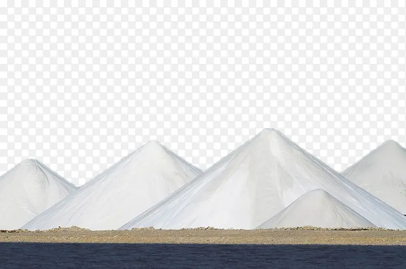 白色盐山
