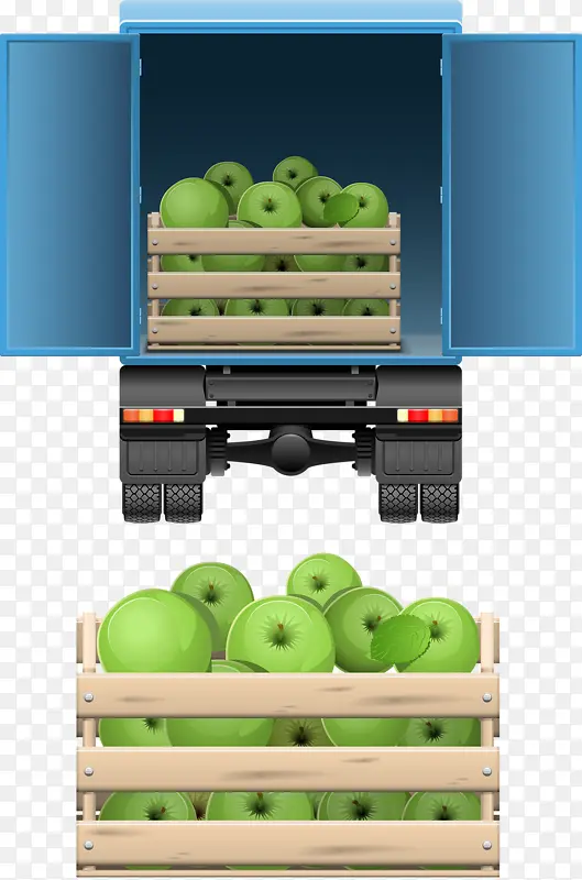 货车和苹果