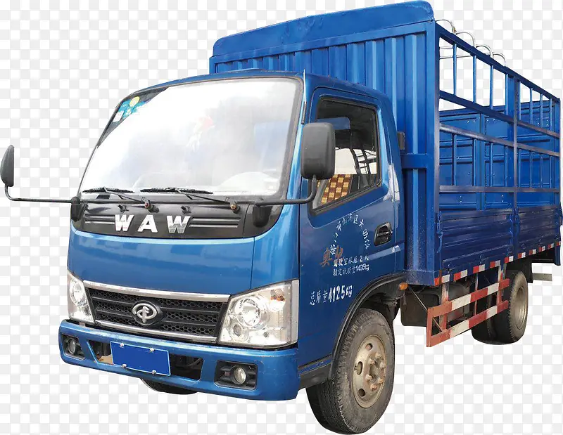 蓝色WAW货车