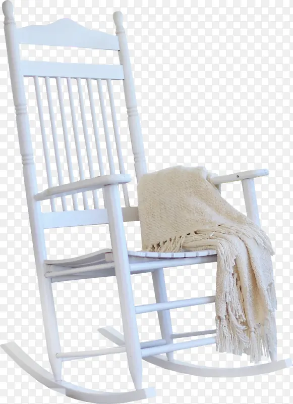 白色摇椅