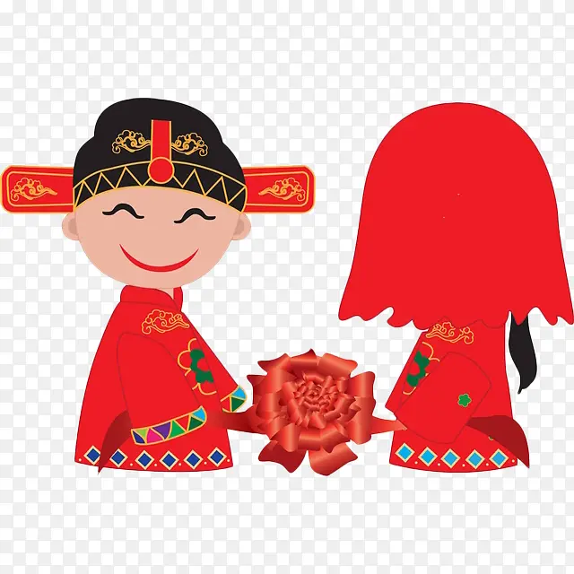 卡通古典中国风婚礼