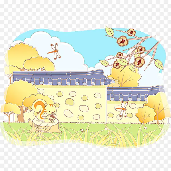 可爱的松鼠