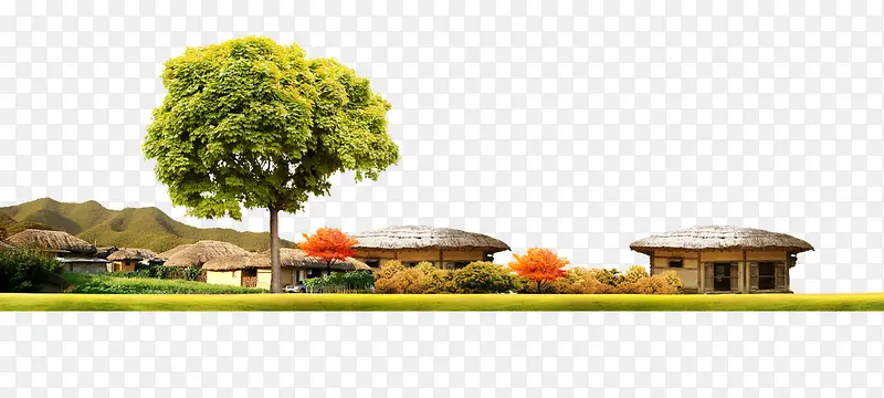 乡间小屋免抠素材
