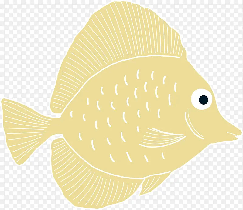 卡通海洋生物鱼文艺风海报设计