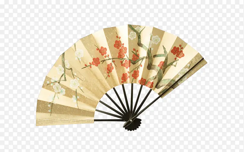 日式梅花折扇