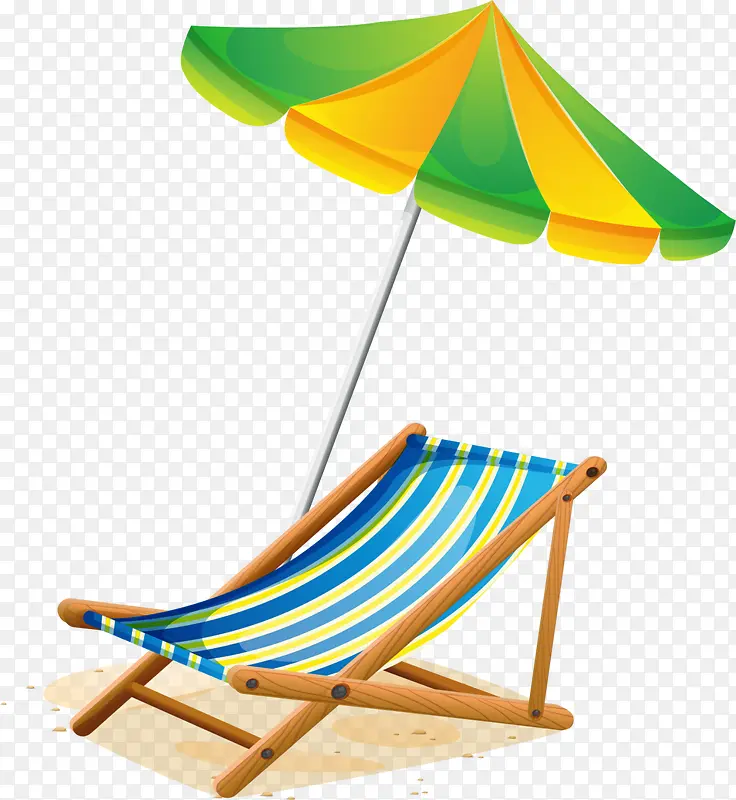 夏季休闲沙滩躺椅