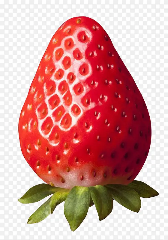 红色诱人的大草莓