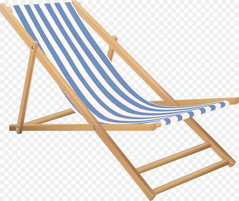 夏天气息沙滩躺椅