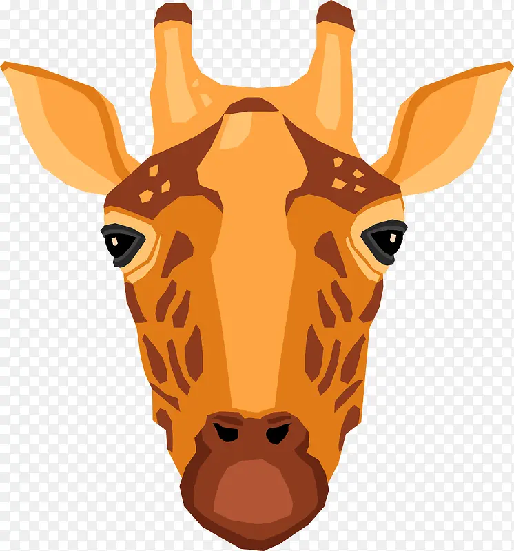 可爱的长颈鹿头像图