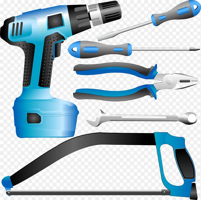 蓝色工具