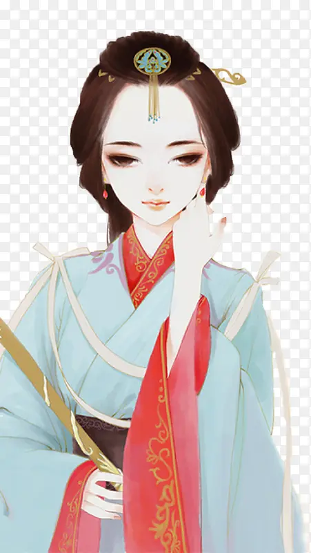 手绘王昭君