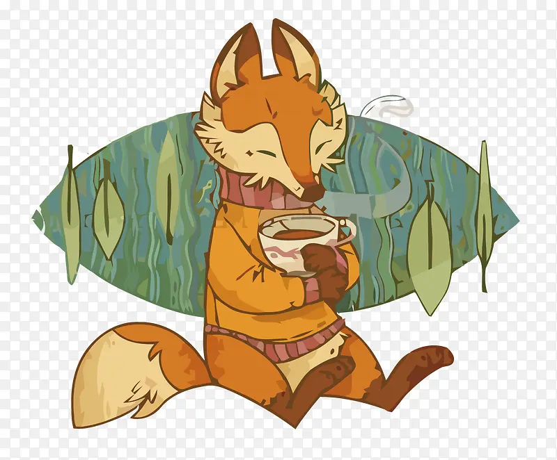 喝茶的狐狸